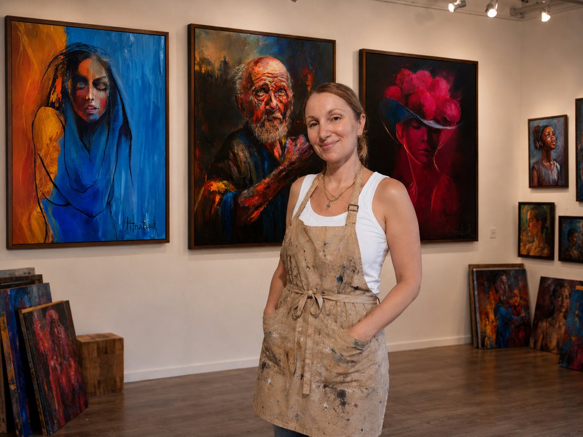 Olha Hnatiuk’s Figurative Painting Draws Growing Interest from European Galleries
